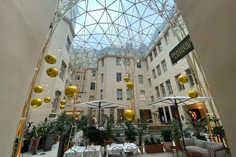 The courtyard covering and development of new commercial premises at Pohjoisesplanadi 37 in the heart of Helsinki has received several industry accolades, including the Rakentamisen Ruusu (Rose of Construction) Award 2026 and Steel Structure of the Year  award 2025. Sustera was responsible for the project's structural engineering design.
